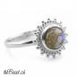 Preview: damen fingerring aus 925 sterling silber mit Labradorit