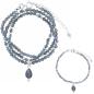 Preview: schmuckset halskette und armband Labradorit