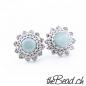 Preview: larimar ohrstecker aus 925 sterling silber