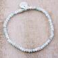 Preview: larimar Armband mit Silberelementen