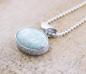 Preview: silberhalskette mit larimar anhaenger