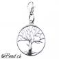 Preview: Charm Lebensbaum und Baum des lebens mit Karabiner Anhänger aus silber 925 sterling