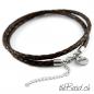 Preview: Onlineshop anklet jewelry made of leather