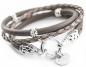 Preview: Damen 925 Silber lederarmband aus Silber theBead