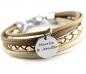 Preview: LEDERARMBAND one size geschenkidee lederschmuck grace