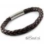 Preview: herren lederarmband mit tollem edelstahl verschluss the Bead