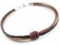 Preview: lederfusskettchen und fusskettchen aus geflochtenem Leder Fussschmuck von thebead