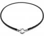 Preview: leather necklace with 925 sterling silver