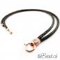 Preview: leather necklace rosegold