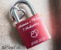 Preview: love lock with engraving