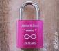 Preview: love lock with engraving