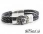 Preview: magnetschmuck Herren Lederarmband von theBead