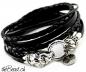 Preview: Herren Armband mit geflochtenem Leder und Löwenkopf the Bead