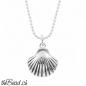 Preview: jakobsmuschel silberhalskette und silberketten mit Anhänger und collier aus 925 silber beim schmuck onlineshop thebead auch muschel und perlen anhänger
