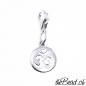 Preview: franzoesische lilie Charm Silver Sterling
