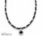 Preview: onyx Halskette mit Anhänger