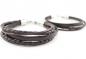 Preview: dunkelbraune Partnerarmbänder mit individueller Gravur geschenkidee shop thebead