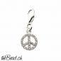 Preview: peace  Charm 925 silber