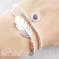 Preview: silver 925 sterling silver feather