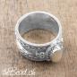 Preview: monstone and labradorit finger ring silver