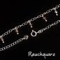Preview: rauchquarz Fussschmuck Schweizer schmuck Onlineshop aus der Schweiz bestellen und trendiger Trendschmuck aus silber und echtschmuck kaufen auch als geschenkidee von thebead