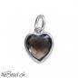Preview: rauchquarz herz anhänger