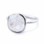 Preview: silber finger ring und finger ringe aus echtsilber und mondstein