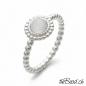 Preview: damen fingerring aus 925 sterling silber mit regenbogen mondstein