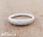 Preview: Pünktchen  ring aus silber und silber ring schweizer schmuck onlineshop thebead