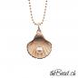 Preview: rosegold plated pendant and necklace