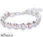 Preview: rosenquarz silber damenarmband armband geschenkidee