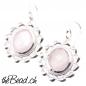 Preview: Rosequarz earrings 925 silver