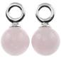 Preview: 925 silver earring with rose quartz