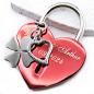 Preview: lovelock in red with personal engraving