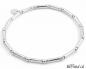 Preview: Silberarmband auf elastischem Band