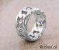 Preview: Chain Ring und Fingerringe in Form einer Kette  aus Silber kaufen und bestellen gel eines engels  aus 925 sterling silber