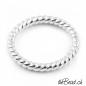 Preview: Silber Fingerring mit  KORDEL