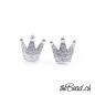 Preview: crown earrings 925 silver rosegold plated