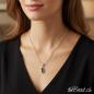 Preview: silber halskette mit onyx anhaenger