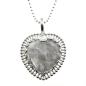 Preview: silver quartz pendant in 925 sterling silver