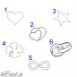 Preview: Symbole zur Auswahl für Liebesschlösser Gravur herz
