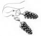 Preview: pinecone earrings made of 925 sterling silver