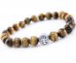 Preview: Herren Tigeraugen Armband mit Lebensbaum  armband