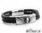 Preview: magnetschmuck Herren Lederarmband von theBead