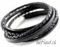 Mobile Preview: thebead Rassiges Herren Lederarmband von theBead
