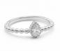 Preview: Silber Fingerring mit Zirkon