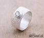 Preview: damen fingerring aus 925 sterling silber mit perle