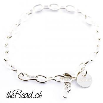 trendschmuck  massive one size mit verlängerungskettchen und silberschmuck ringen von thebead