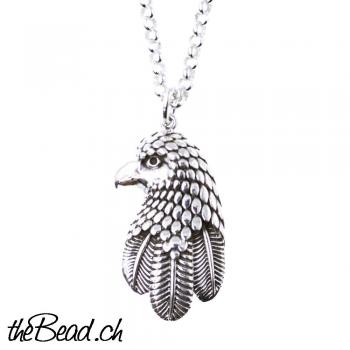 Sterling Silber Necklace 925 Sterling Silver with eagle pendant