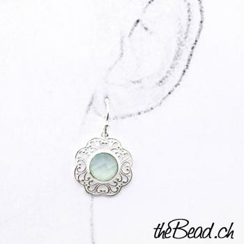 AQUA ACHAT Ohrhänger aus 925 Sterling Silber Ohrschmuck Onlineshop schweiz